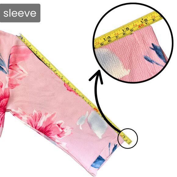 LET THEM EAT CAKE “Adrienne” Pink Floral Jumpsuit Romper - Women’s Small - Picture 16 of 16